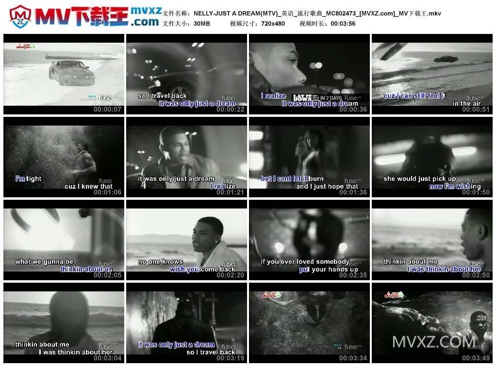 NELLY-JUST A DREAM(MTV)_英语_流行歌曲_MC802473